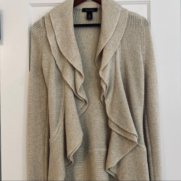 Ruffled open cardigan - Picture 1 of 5